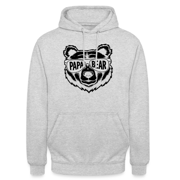 Papa Bear - Le Papa Câlin de la Famille sur Sweat-shirt à capuche unisexe
