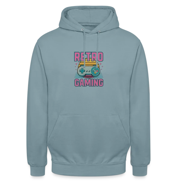 Manette Rétro Gaming Années 90 sur Sweat-shirt à capuche unisexe