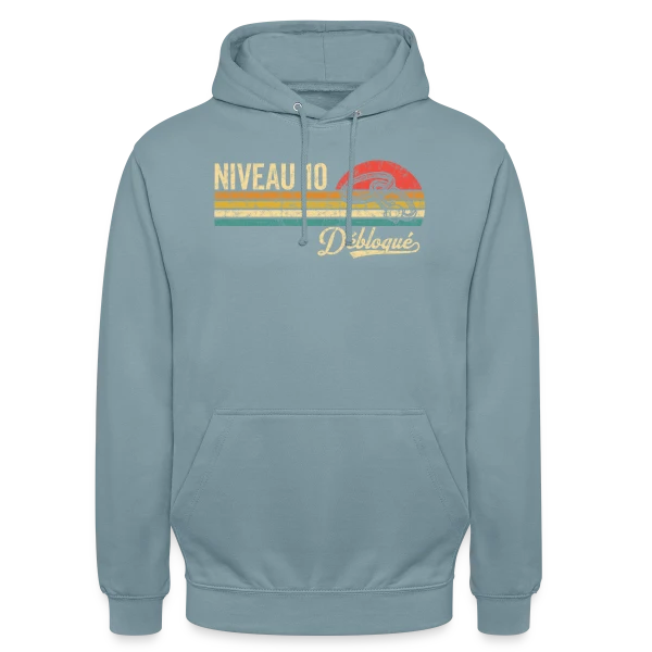 Niveau 10 Mariage Vintage sur Sweat-shirt à capuche unisexe