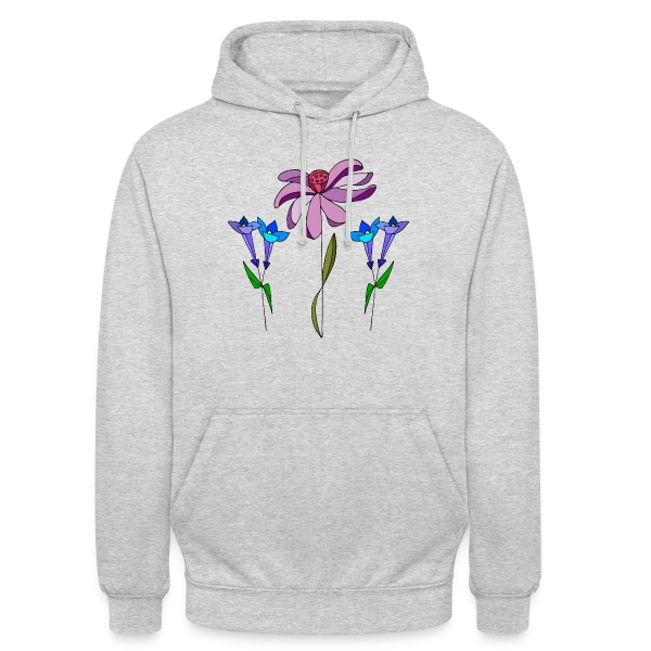 Éclat Floral sur Sweat-shirt à capuche unisexe