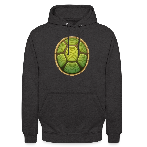 Carapace de Tortue Stylisée sur Sweat-shirt à capuche unisexe