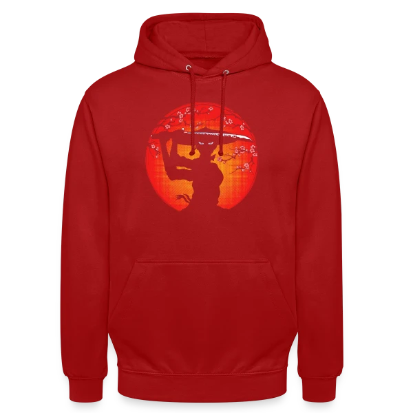 Kunoichi Esprit Bushido sur Sweat-shirt à capuche unisexe