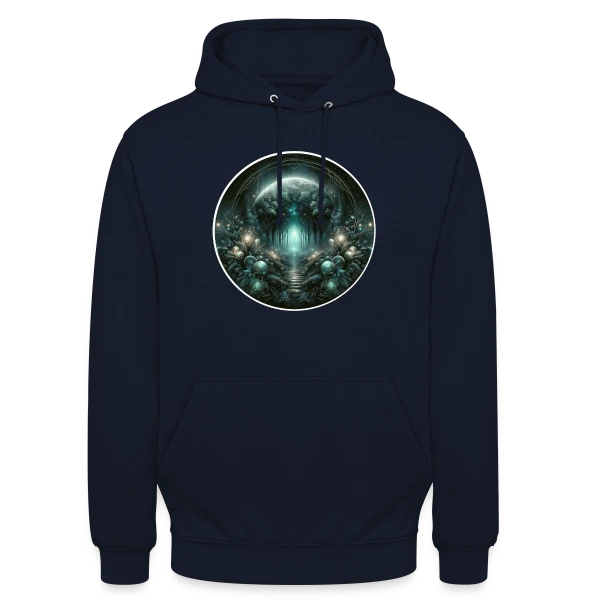 Forêt Mystique Enchantée sur Sweat-shirt à capuche unisexe