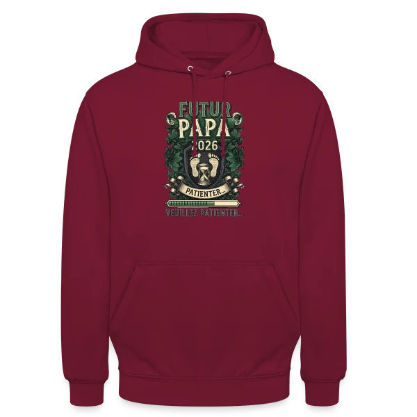 Gravure Héraldique Premium sur Sweat-shirt à capuche unisexe