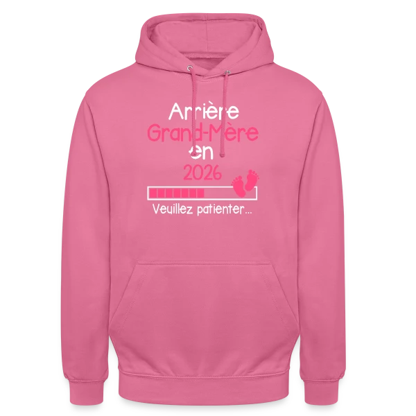 Arrière-Grand-Mère en Or sur Sweat-shirt à capuche unisexe