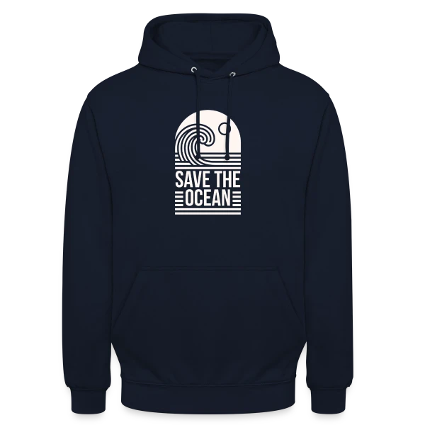 Vague Océanique Activisme sur Sweat-shirt à capuche unisexe