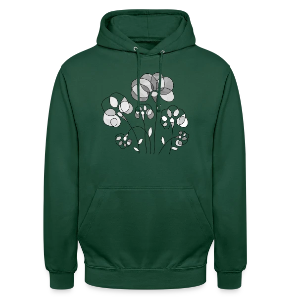 Art Digital Abstrait 3515 sur Sweat-shirt à capuche unisexe