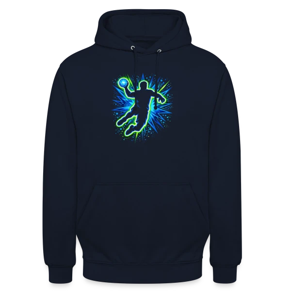 Motif Abstrait Géométrique Coloré sur Sweat-shirt à capuche unisexe
