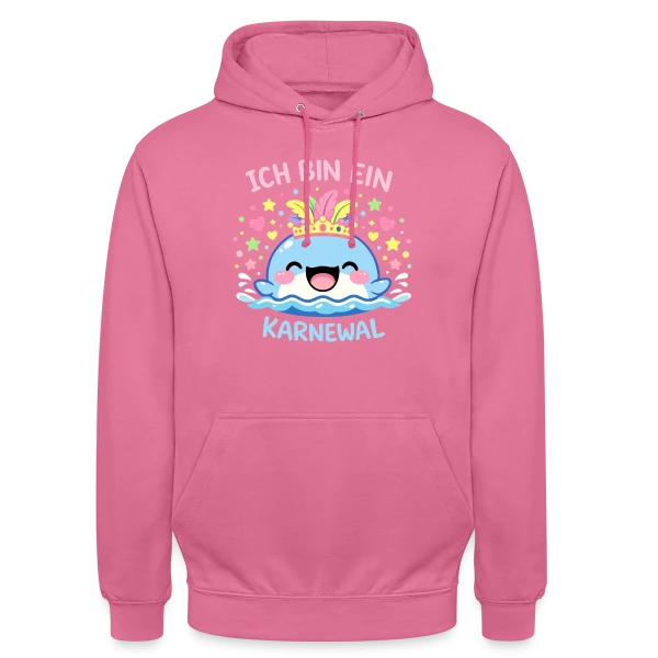 Baleine Reine du Carnaval sur Sweat-shirt à capuche unisexe