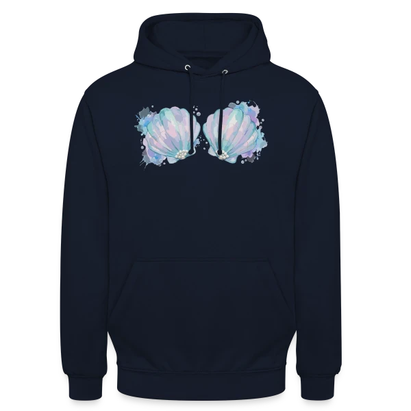 Élégance Courbe sur Sweat-shirt à capuche unisexe