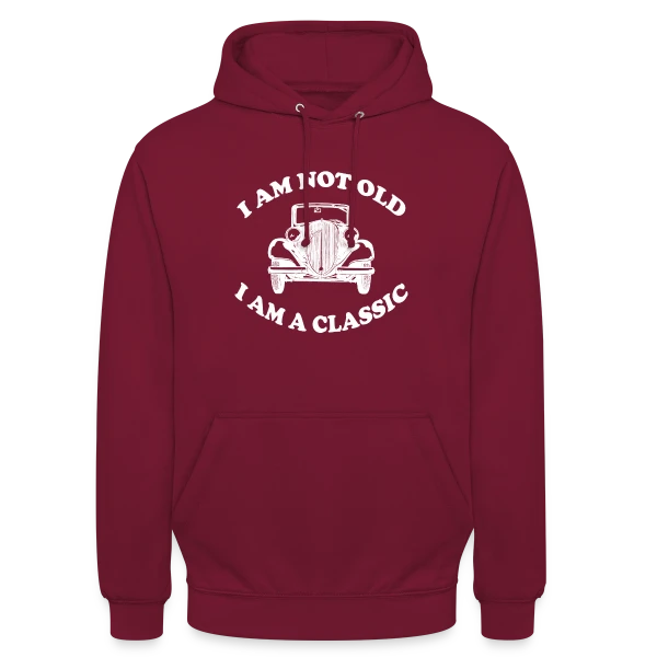 Je Suis Un Classique sur Sweat-shirt à capuche unisexe