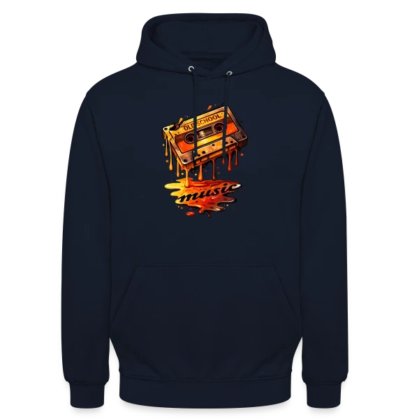 Rétro Cassette Audio : L'Esprit 80s sur Sweat-shirt à capuche unisexe