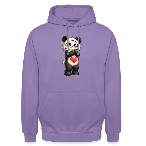 Panda en Combinaison Stylée sur Sweat-shirt à capuche unisexe