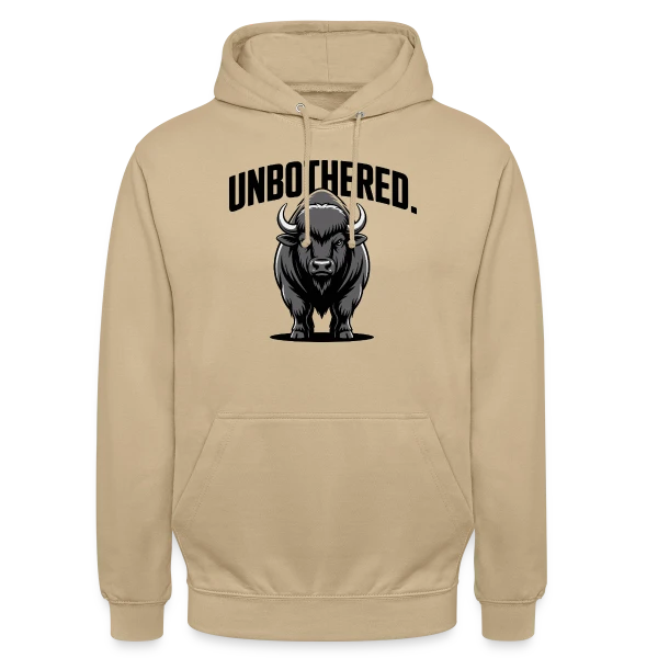 Bison Imperturbable sur Sweat-shirt à capuche unisexe