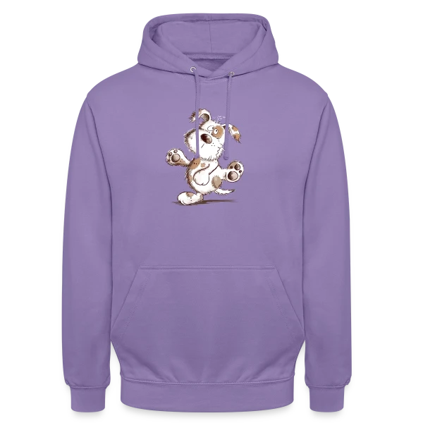 Chien Danseur Joyeux sur Sweat-shirt à capuche unisexe