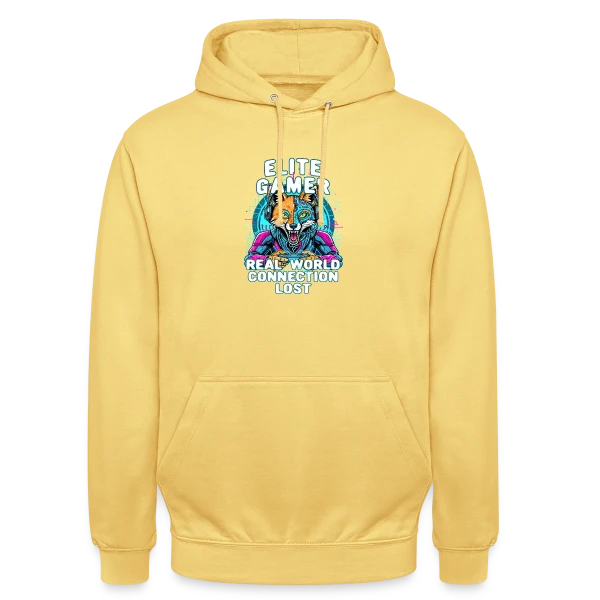 Élite Gamer : Connexion Fox Humour Geek sur Sweat-shirt à capuche unisexe