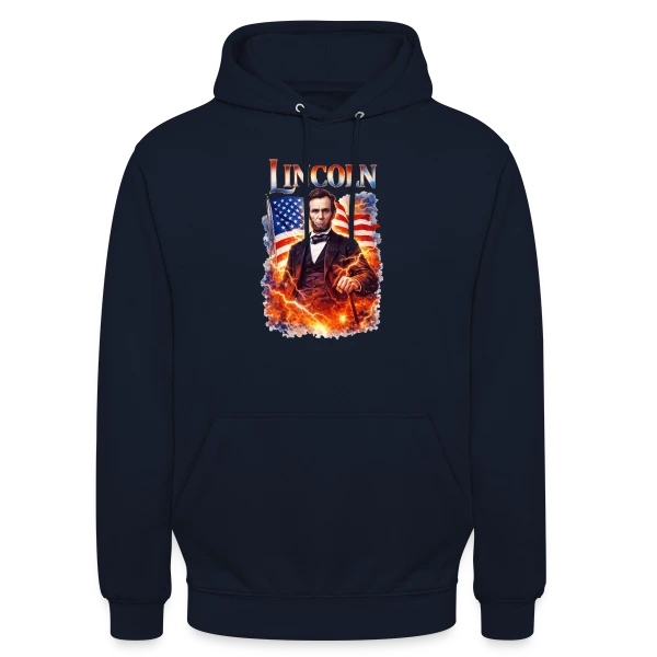 Abraham Lincoln Légendaire sur Sweat-shirt à capuche unisexe