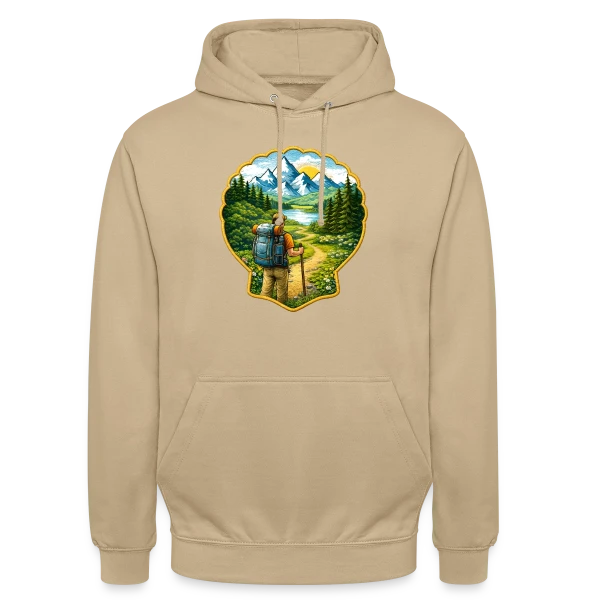 Chemin de Compostelle - L'Esprit Pèlerin sur Sweat-shirt à capuche unisexe