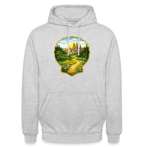 Chemin de Compostelle : L'Aventure du Pèlerinage sur Sweat-shirt à capuche unisexe