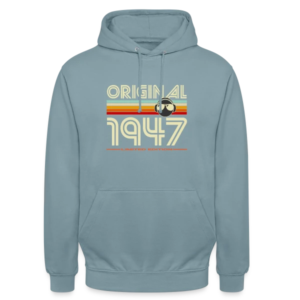 Original 1947 Édition Limitée sur Sweat-shirt à capuche unisexe