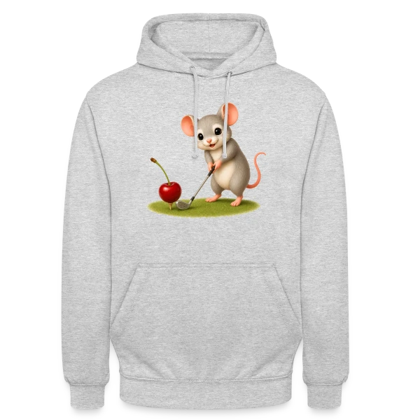 La Souris Golfeuse sur Sweat-shirt à capuche unisexe