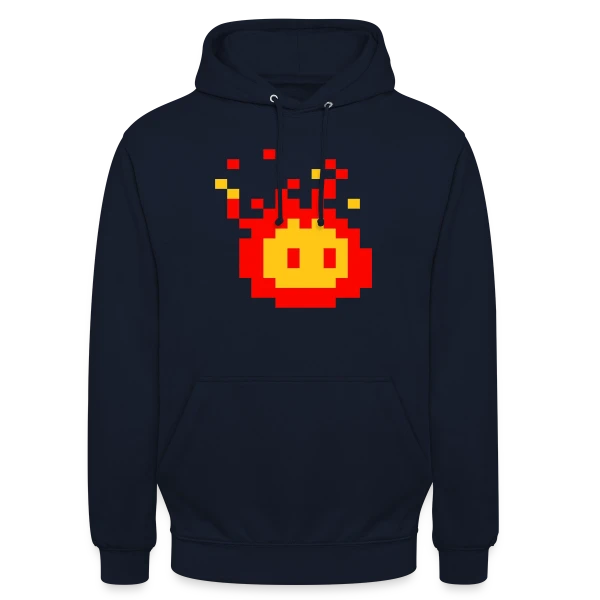 Boule de Feu Ardente - Puissance et Énergie sur Sweat-shirt à capuche unisexe