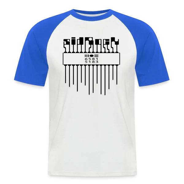 SID Rocks! La Puissance du SID sur T-shirt baseball manches courtes Homme