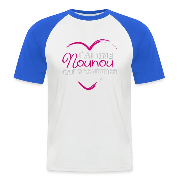 La Nounou qui Déchire sur T-shirt baseball manches courtes Homme