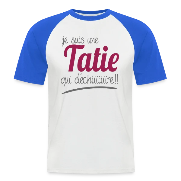 Ma Tatie Qui Déchire sur T-shirt baseball manches courtes Homme