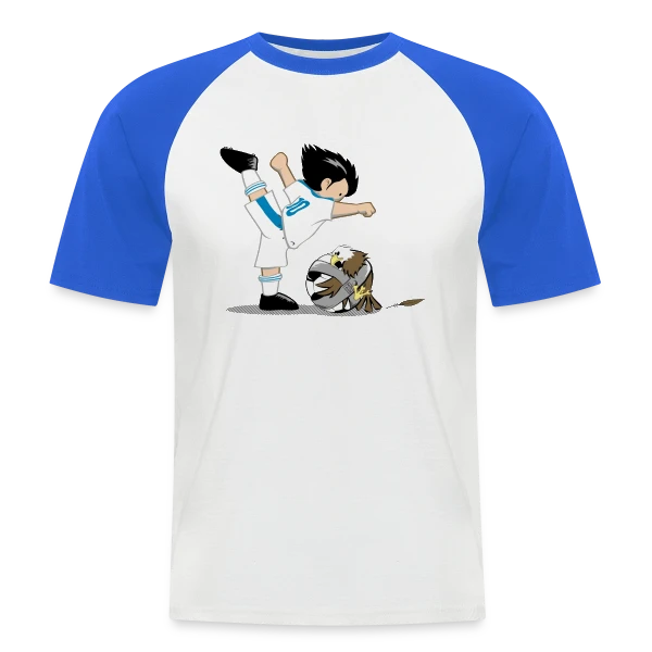 Le Tir de l'Aigle sur T-shirt baseball manches courtes Homme