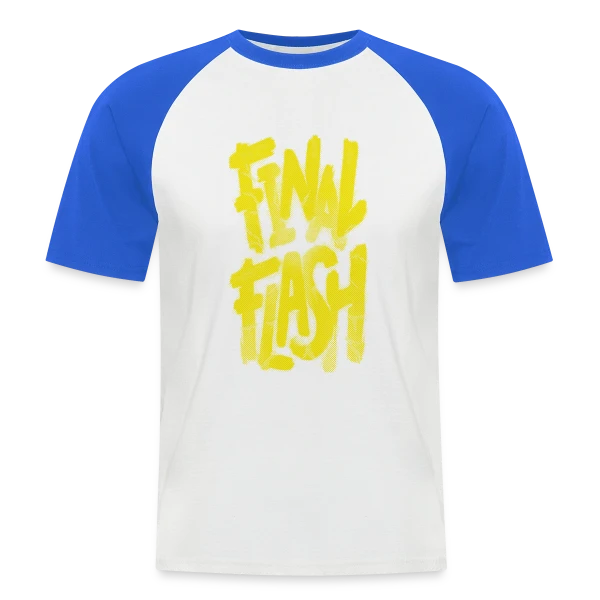 Final Flash : L'Éclat Ultime du Prince Saiyan sur T-shirt baseball manches courtes Homme