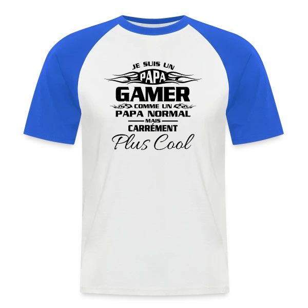Gamer Pro Esport sur T-shirt baseball manches courtes Homme