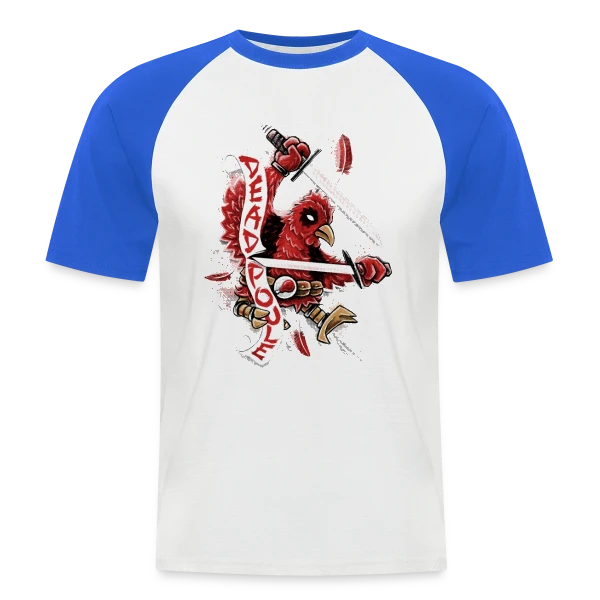 Dead Poule: Le Mercenaire Plum
 sur T-shirt baseball manches courtes Homme