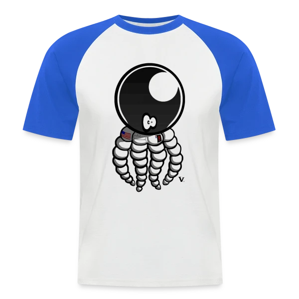 Cosmo Poulpe sur T-shirt baseball manches courtes Homme
