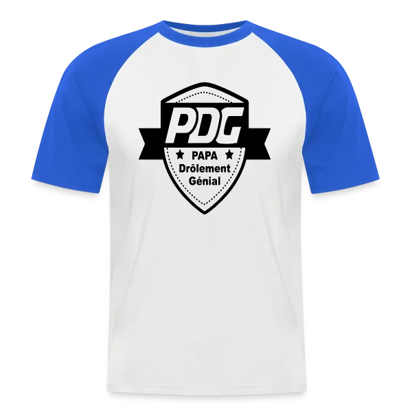 PDG : Le Boss au Sommet sur T-shirt baseball manches courtes Homme