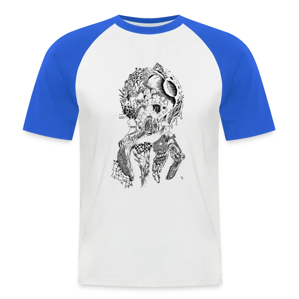 Dessine-moi un Poulpe ! sur T-shirt baseball manches courtes Homme