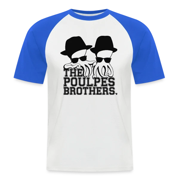 The Poulpe Brothers sur T-shirt baseball manches courtes Homme