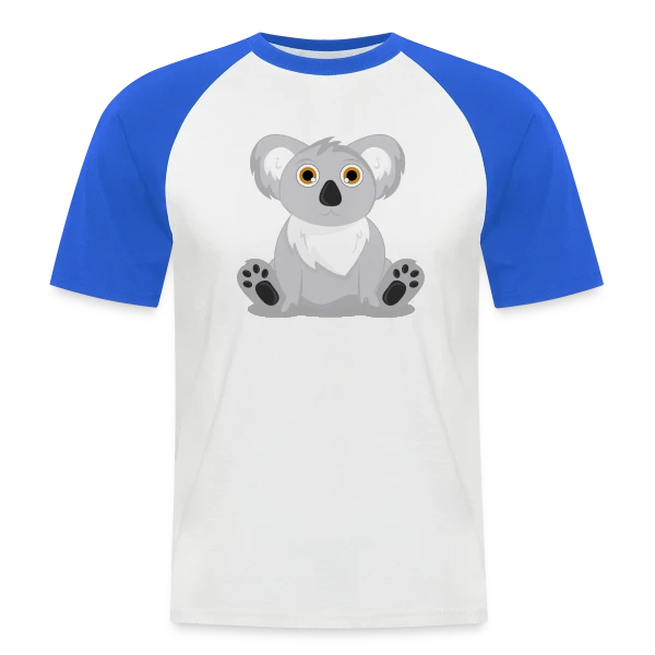 Kamel le Koala : Tendresse Exotique sur T-shirt baseball manches courtes Homme