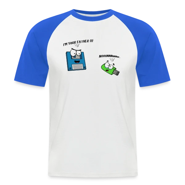 Je suis ton père - Humour Galactique Culte sur T-shirt baseball manches courtes Homme