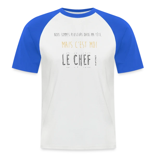 Le Chef dans Ma Tête sur T-shirt baseball manches courtes Homme