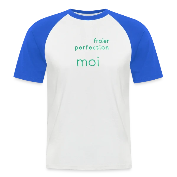 La Perfection sur T-shirt baseball manches courtes Homme
