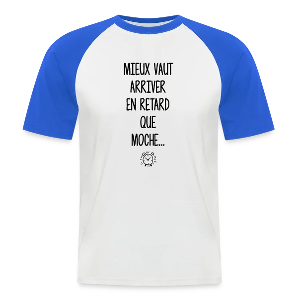 Ma Spécialité : Le Retard sur T-shirt baseball manches courtes Homme