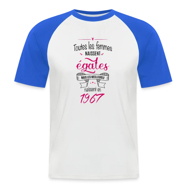 Millésime 1967 - Édition Légendaire sur T-shirt baseball manches courtes Homme