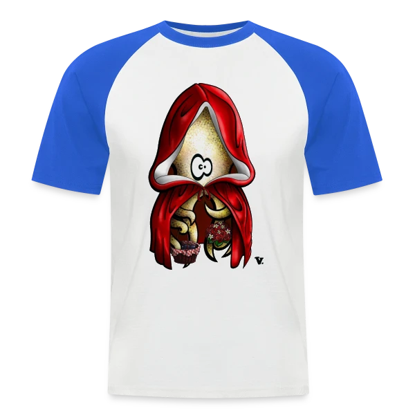 Le Petit Chaperon Poulpe sur T-shirt baseball manches courtes Homme