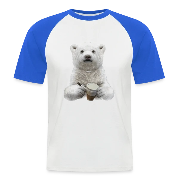 Le Barista passionné sur T-shirt baseball manches courtes Homme