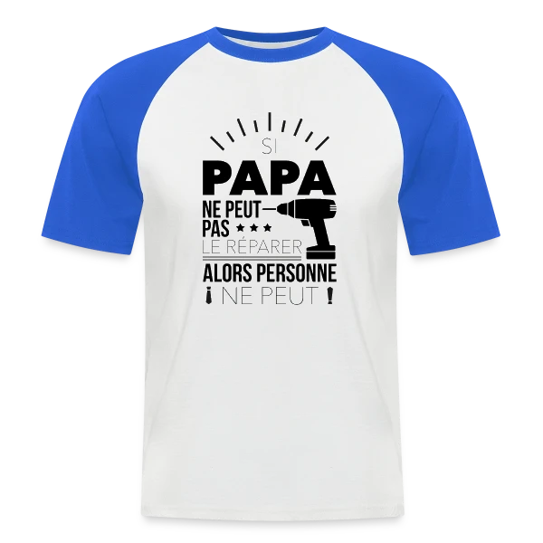 Si je peux pas... je peux pas ! sur T-shirt baseball manches courtes Homme