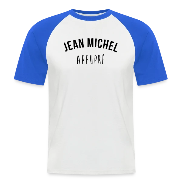Jean-Michel À Peu Près : L'Expert de l'Approximation sur T-shirt baseball manches courtes Homme