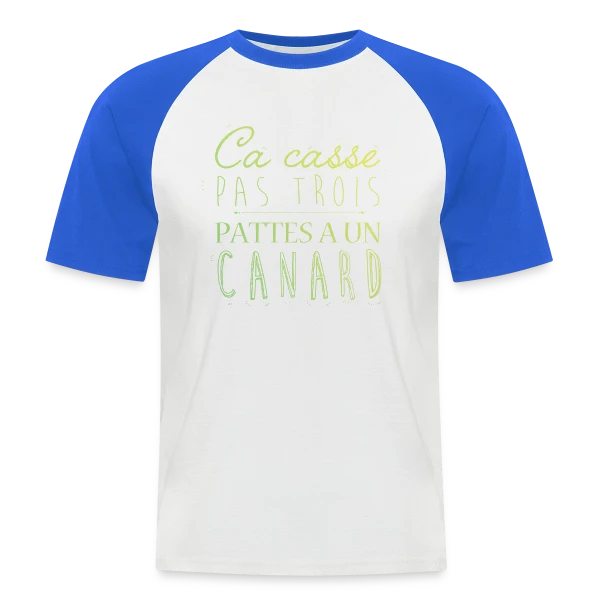 Ça Casse Pas Trois Pattes sur T-shirt baseball manches courtes Homme