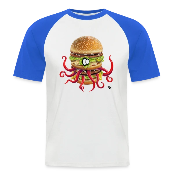 Big McPoulpe sur T-shirt baseball manches courtes Homme