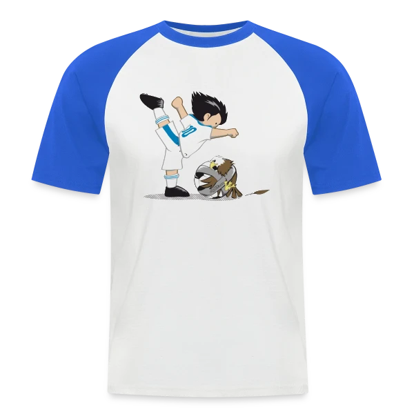 Le Tir Précis de l'Aigle sur T-shirt baseball manches courtes Homme